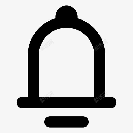 铃手铃通知图标svg_新图网 https://ixintu.com 手铃 租赁图标 通知 铃