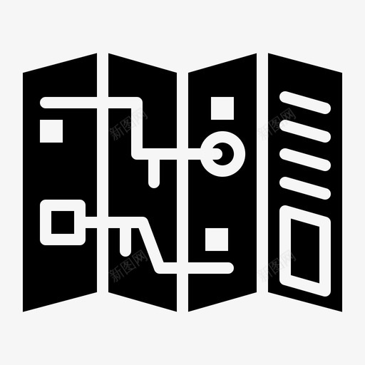 地图位置地点图标svg_新图网 https://ixintu.com 位置 地图 地点 旅行实体 点