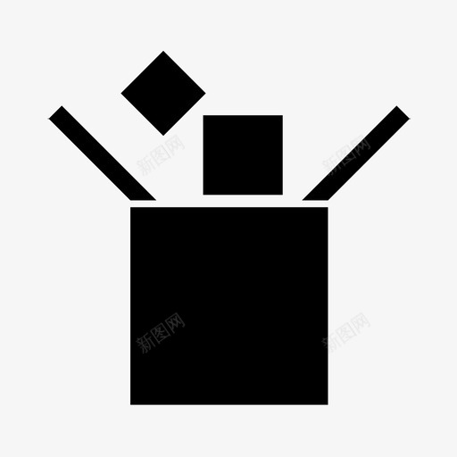 包装运输保险箱图标svg_新图网 https://ixintu.com 保险箱 包装 运输