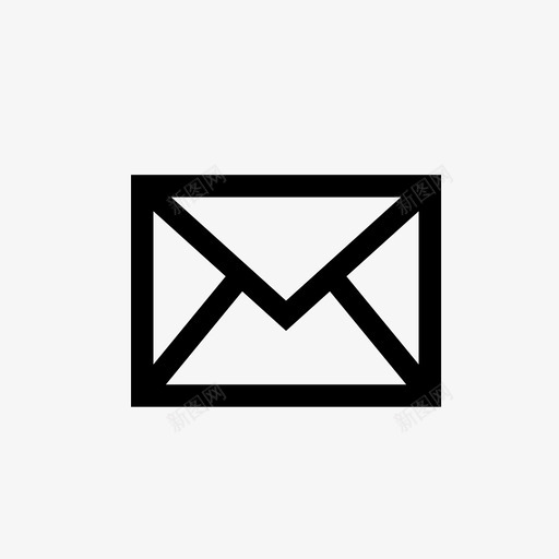 留言信封信图标svg_新图网 https://ixintu.com 信 信封 留言 行