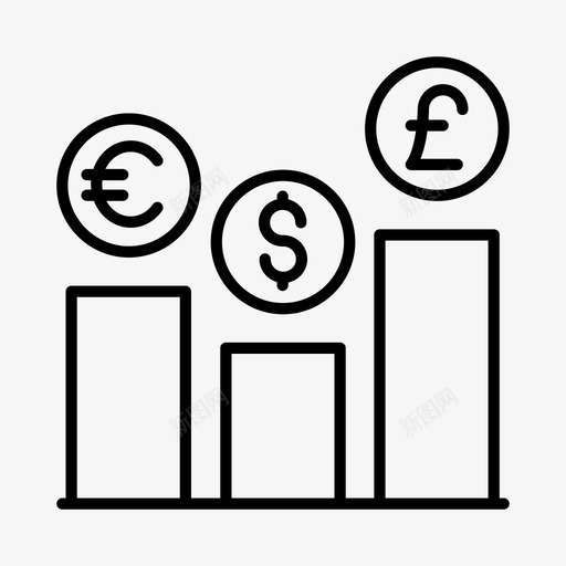 货币兑换银行业务外汇汇率图标svg_新图网 https://ixintu.com 国际货币 外汇汇率 货币兑换 银行业务