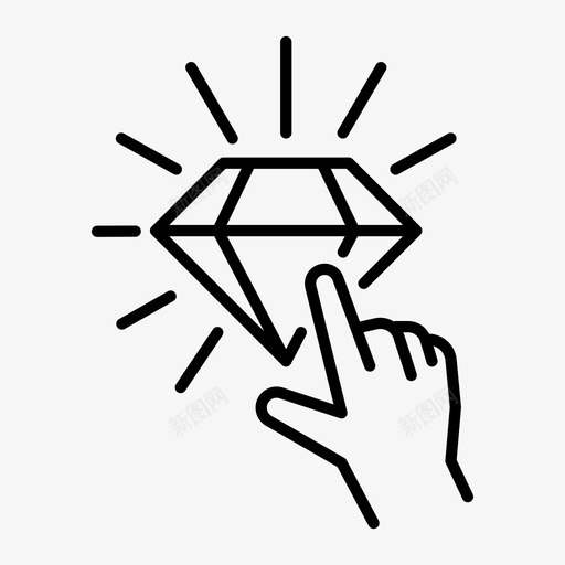 有价值的点击营销在线图标svg_新图网 https://ixintu.com 在线 搜索 搜索引擎优化 有价值的点击 营销