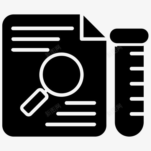 案例研究研究研究科学研究图标svg_新图网 https://ixintu.com 数据科学字形图标 案例研究 研究研究 科学研究