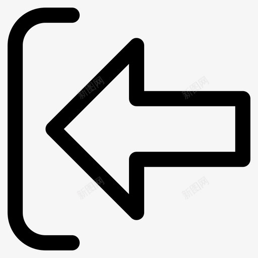 注销标志退出注销图标svg_新图网 https://ixintu.com 注销 注销标志 用户界面行图标 登录 退出