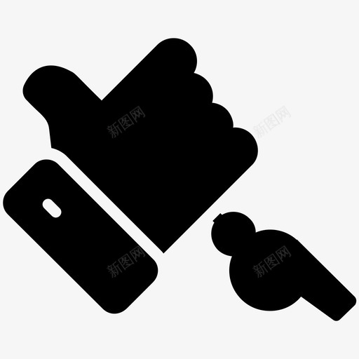 口哨教练哨裁判哨图标svg_新图网 https://ixintu.com 体育哨 口哨 奥林匹克标志 教练哨 裁判哨