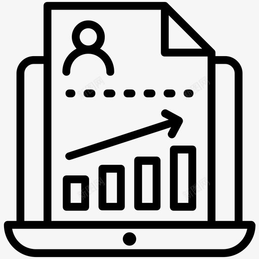 员工数据软件员工信息员工管理软件图标svg_新图网 https://ixintu.com 人力资源软件 企业管理线图标 员工信息 员工数据软件 员工管理软件 员工记录系统 笔记本电脑