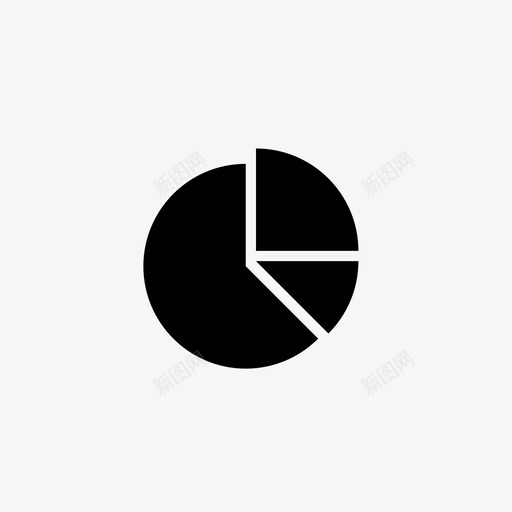 图表饼图形状图标svg_新图网 https://ixintu.com 图表 形状 统计 饼图