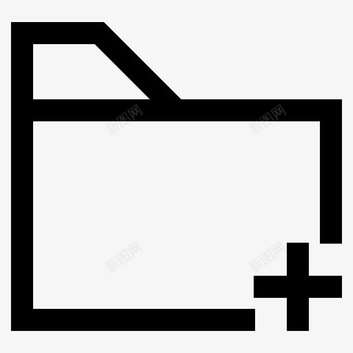 新文件夹添加用户界面图标svg_新图网 https://ixintu.com 新文件夹 添加 用户界面
