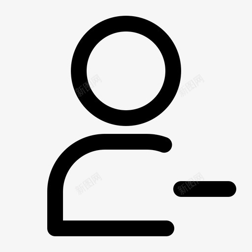 删除联系人联系人个人资料图标svg_新图网 https://ixintu.com 个人资料 删除联系人 用户 简单联系人 联系人