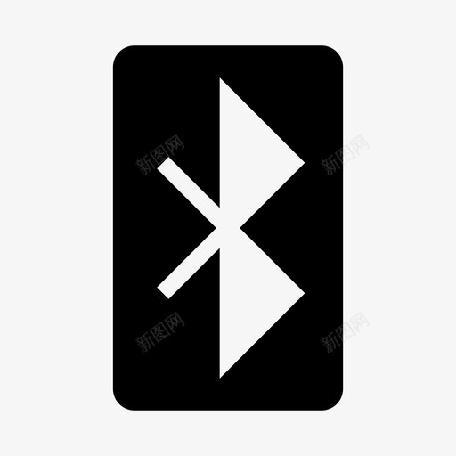 蓝牙通信连接图标svg_新图网 https://ixintu.com 共享 无线 网络共享 蓝牙 连接 通信