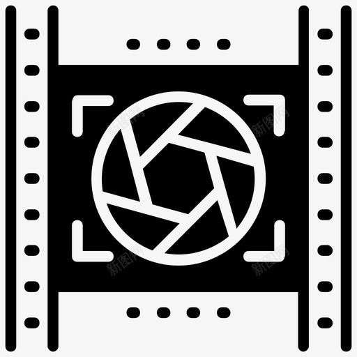 相机镜头光学镜头摄影物镜图标svg_新图网 https://ixintu.com 光学镜头 摄影 摄影物镜 特效 相机镜头 视频制作字形图标