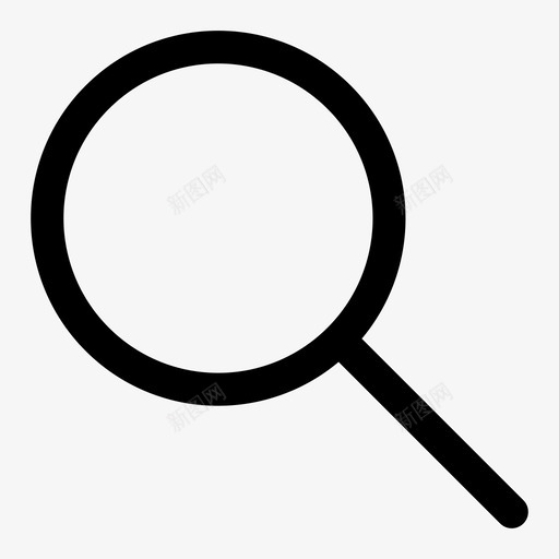 放大镜焦点循环图标svg_新图网 https://ixintu.com 循环 放大镜 焦点 用户界面线图标 缩放