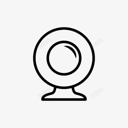 网络摄像头摄像头照片图标svg_新图网 https://ixintu.com 摄像头 照片 网络摄像头 随机图标v2