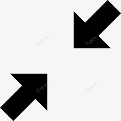 调整大小箭头最小化图标svg_新图网 https://ixintu.com 最小化 界面 箭头 缩小 缩放 调整大小