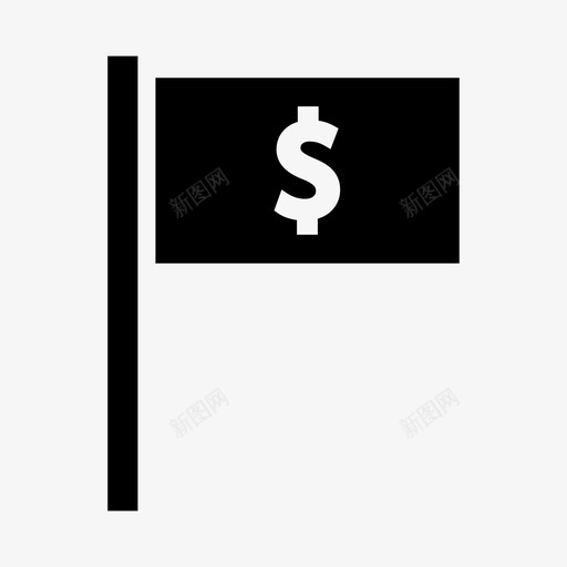 标志现金完成图标svg_新图网 https://ixintu.com 付款 完成 标志 现金 财务字形 货币 银行