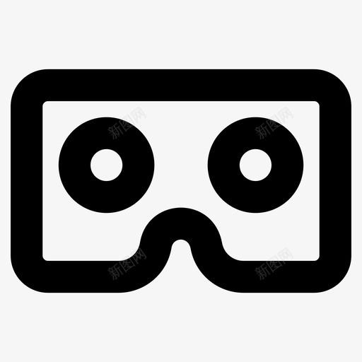 vr眼镜3d眼镜虚拟眼镜图标svg_新图网 https://ixintu.com 3d眼镜 vr护目镜 vr眼镜 用户界面粗体图标 虚拟现实耳机 虚拟眼镜