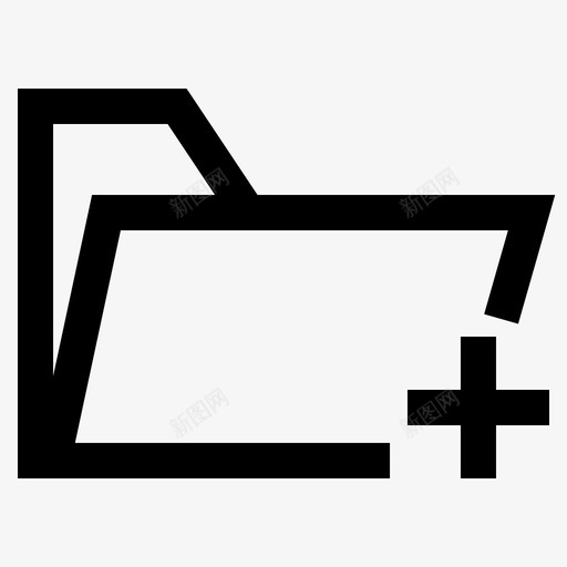 新文件夹添加用户界面图标svg_新图网 https://ixintu.com 新文件夹 添加 用户界面