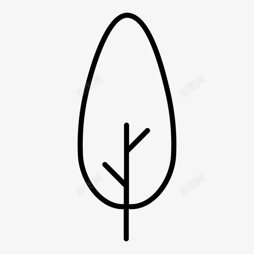 柏树绿色自然图标svg_新图网 https://ixintu.com 托斯卡纳 柏树 树木 植物园艺 绿色 自然