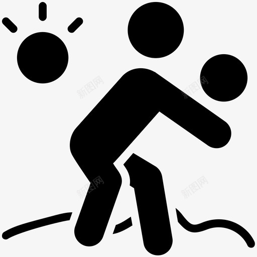 沙滩排球手球奥运会图标svg_新图网 https://ixintu.com 奥林匹克标志 奥林匹克运动会 奥运会 奥运会赛事 手球 沙滩排球