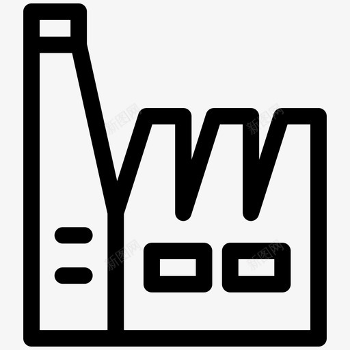 工厂工业制造业图标svg_新图网 https://ixintu.com 制造业 工业 工厂 能源概况