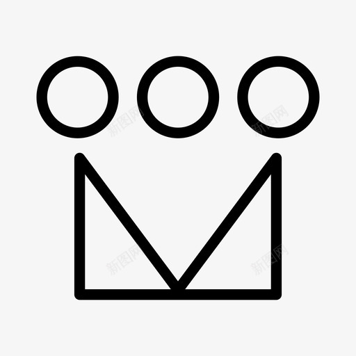 皇冠抽象特大号图标svg_新图网 https://ixintu.com 徽标 抽象 特大号 皇冠 皇家