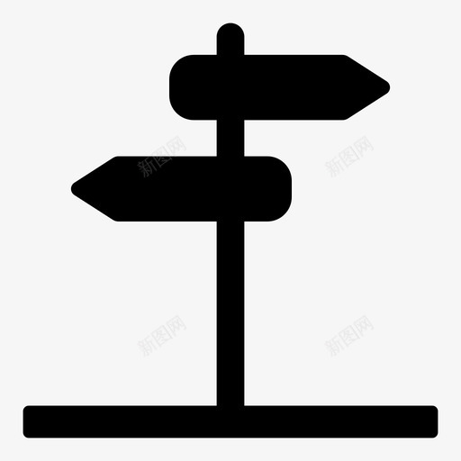 方向标志地点道路标志图标svg_新图网 https://ixintu.com 交通 地点 方向标志 道路标志