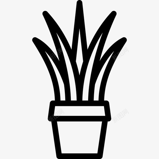 芦荟大自然植物和花卉图标svg_新图网 https://ixintu.com 大自然 植物和花卉 芦荟