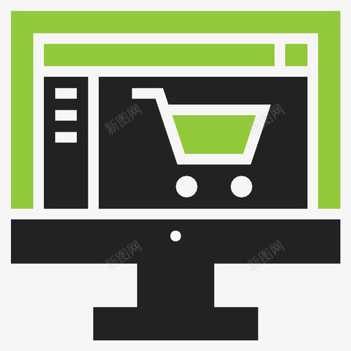 购物网购网店图标svg_新图网 https://ixintu.com 网店 网购 购物
