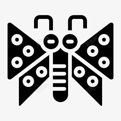 蝴蝶昆虫学飞行图标svg_新图网 https://ixintu.com 动物固体 昆虫 昆虫学 蝴蝶 飞行