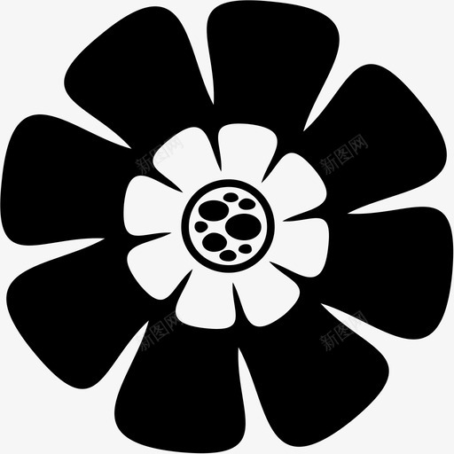 花雏菊自然图标svg_新图网 https://ixintu.com 春天 自然 花 雏菊