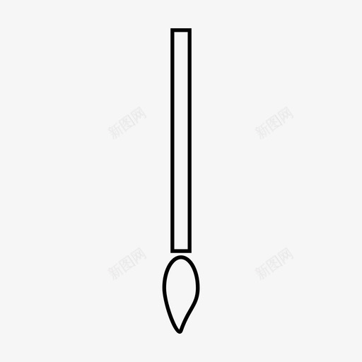 油漆刷涂抹器绘图图标svg_新图网 https://ixintu.com 油漆刷 涂抹器 用户界面 绘图 网络