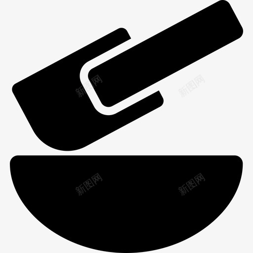 面团制作面包店填充图标svg_新图网 https://ixintu.com 面包店填充 面团制作