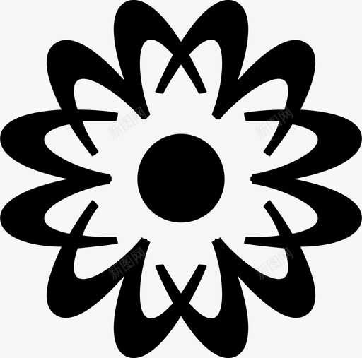 花美丽美丽的花图标svg_新图网 https://ixintu.com 植物 美丽 美丽的花 花 花瓣