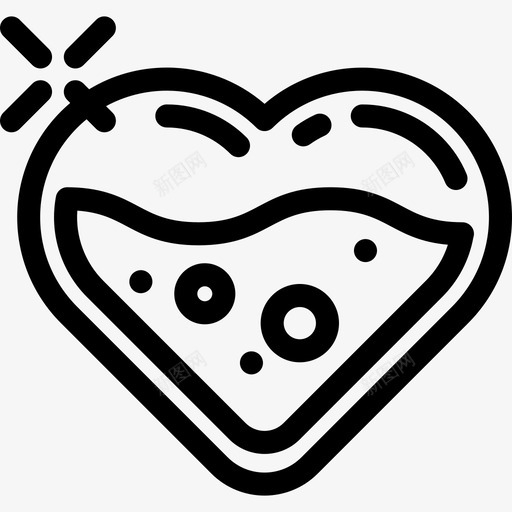 爱情药水形状圣瓦伦丁节直线图标svg_新图网 https://ixintu.com 圣瓦伦丁节直线 形状 爱情药水