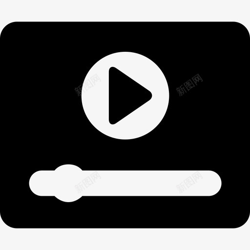 视频播放技术视频设备图标svg_新图网 https://ixintu.com 技术 视频播放 视频设备