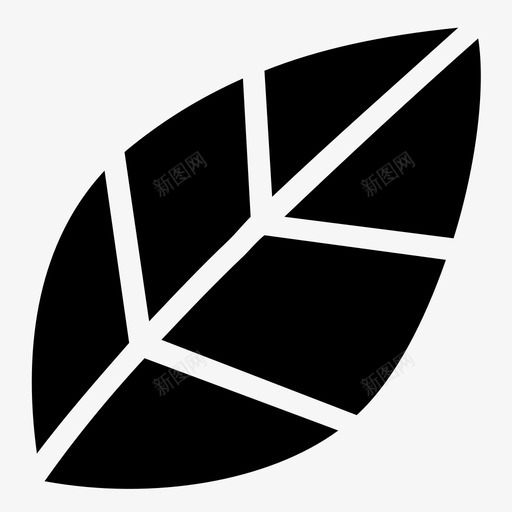 薄荷叶食品新鲜图标svg_新图网 https://ixintu.com 新鲜 植物 蔬菜 薄荷叶 食品