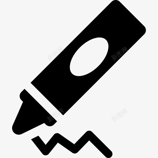 蜡笔艺术儿童节图标svg_新图网 https://ixintu.com 儿童节 艺术 蜡笔