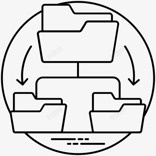 网络文件夹数据库共享目录图标svg_新图网 https://ixintu.com internet和网络线路IOCN 共享信息 共享文档 共享目录 数据库 网络文件夹