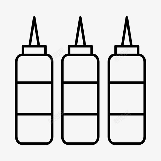 打印机颜色瓶子墨盒图标svg_新图网 https://ixintu.com 印刷 印刷传统出版 墨水 墨盒 打印机颜色 瓶子