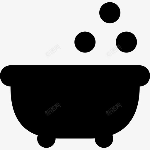 浴缸婴儿淋浴图标svg_新图网 https://ixintu.com 婴儿淋浴 浴缸
