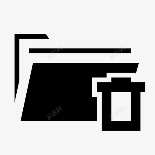 废纸篓删除用户界面图标svg_新图网 https://ixintu.com 删除 废纸篓 用户界面