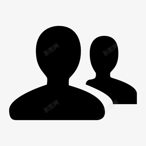 qunsvg_新图网 https://ixintu.com qun 填充 商务 单色
