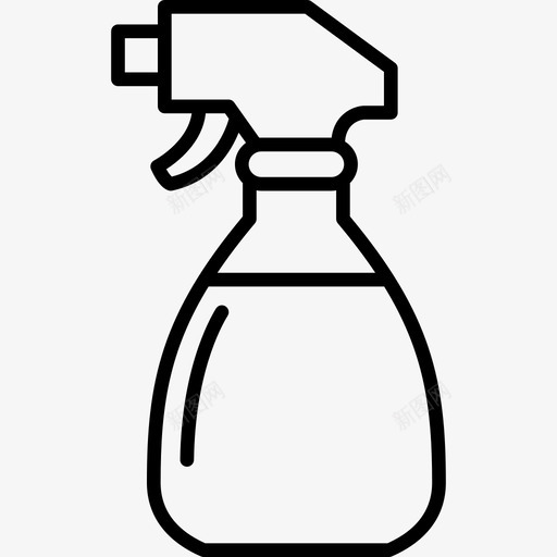喷水器自然可爱的花园图标svg_新图网 https://ixintu.com 可爱的花园 喷水器 自然