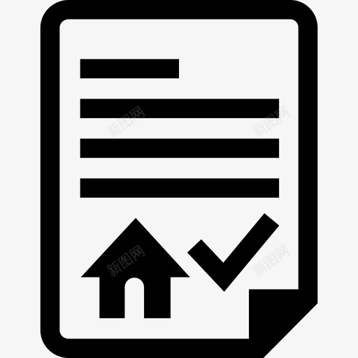 房屋合同接口财产保护图标svg_新图网 https://ixintu.com 房屋合同 接口 财产保护