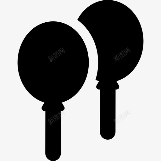 气球标语狂欢节的填充物图标svg_新图网 https://ixintu.com 标语 气球 狂欢节的填充物