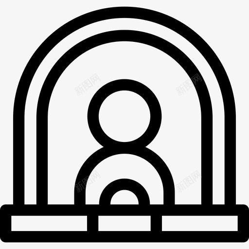 售票窗口人员工商管理图标svg_新图网 https://ixintu.com 人员 售票窗口 工商管理