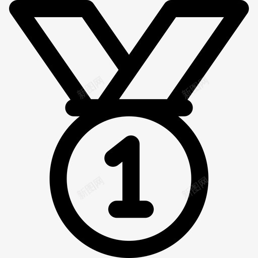 奖牌投票和竞赛线性线性图标svg_新图网 https://ixintu.com 奖牌 投票和竞赛线性 线性
