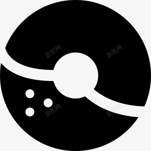 甜甜圈面包店馅饼图标svg_新图网 https://ixintu.com 甜甜圈 面包店馅饼