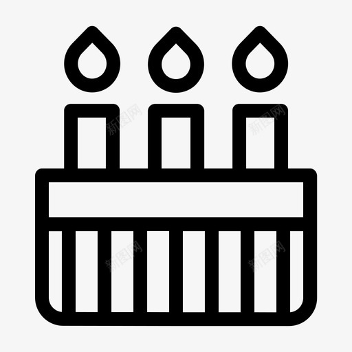 生日蛋糕婴儿护理图标svg_新图网 https://ixintu.com 婴儿护理 生日蛋糕