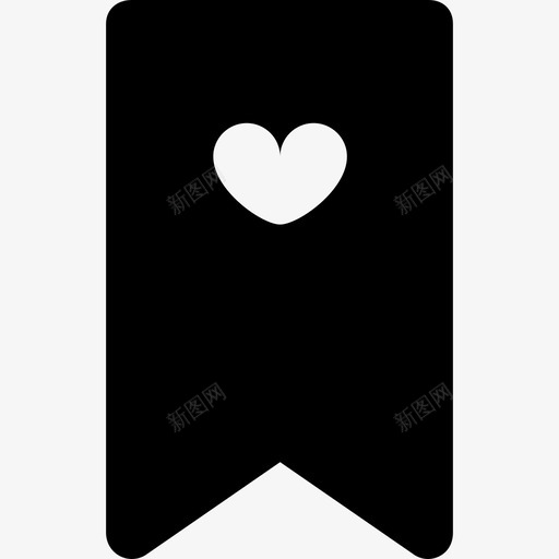 书签技术填充色带图标svg_新图网 https://ixintu.com 书签 填充色带 技术